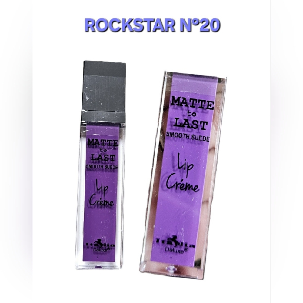 NWT ITALIA DELUXE MATTE TO LAST SMOOTH SUEDE LIP: ROCKSTAR N°20!
